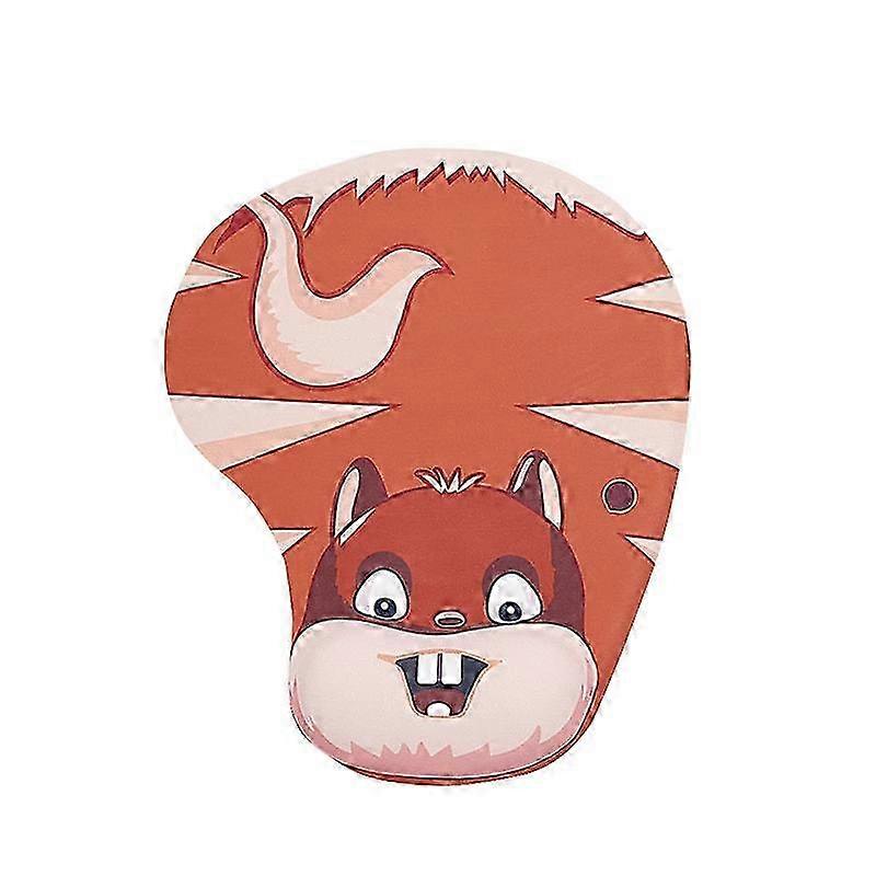 2 PCS Silicone Comfortable Padded Non-Slip Hand Rest Wristband Mouse Pad, Colour: Small Squirrel 2025