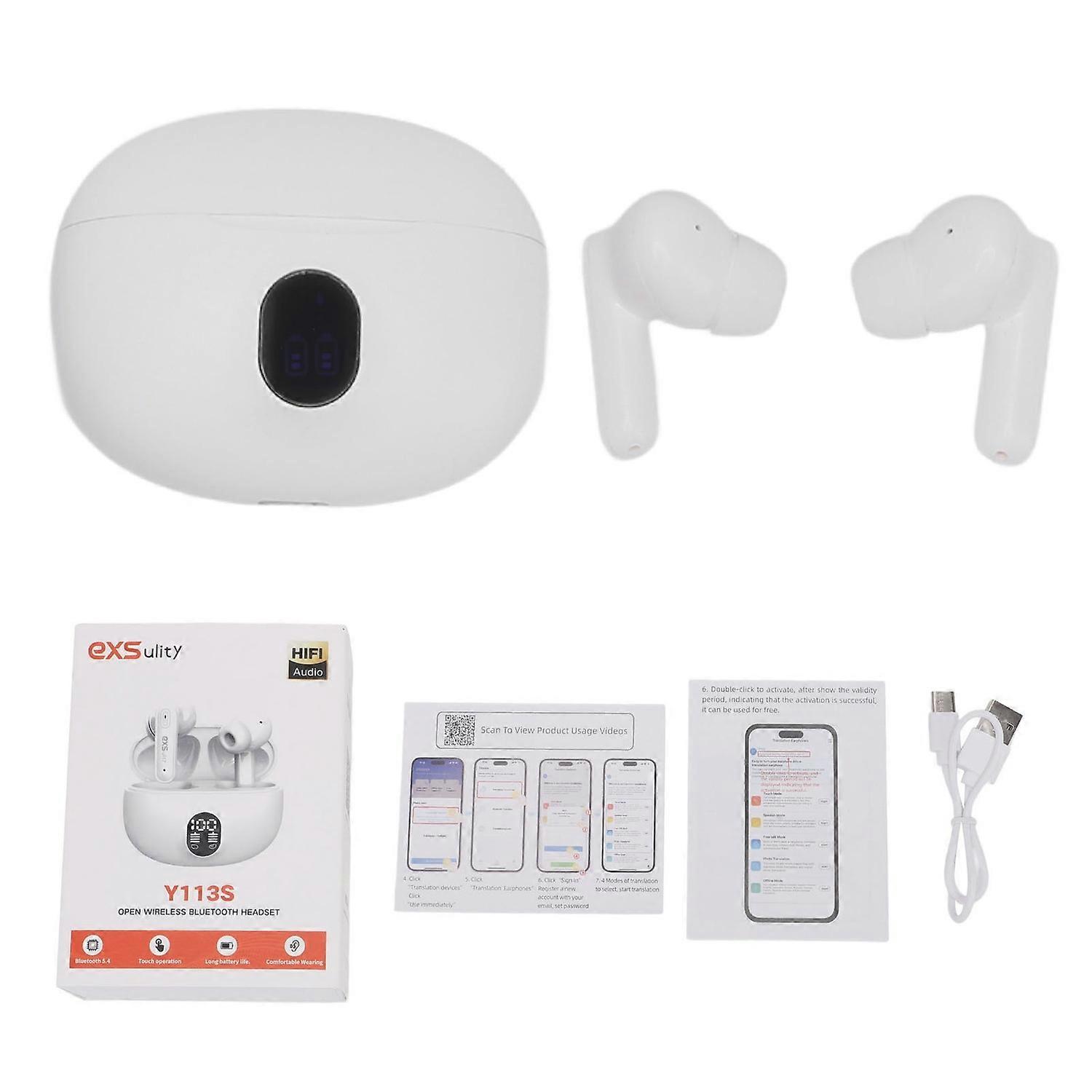 Feature:
1. Versatile Language Support: With Bluetooth 5.4 technology allowing a 10 meter range, the