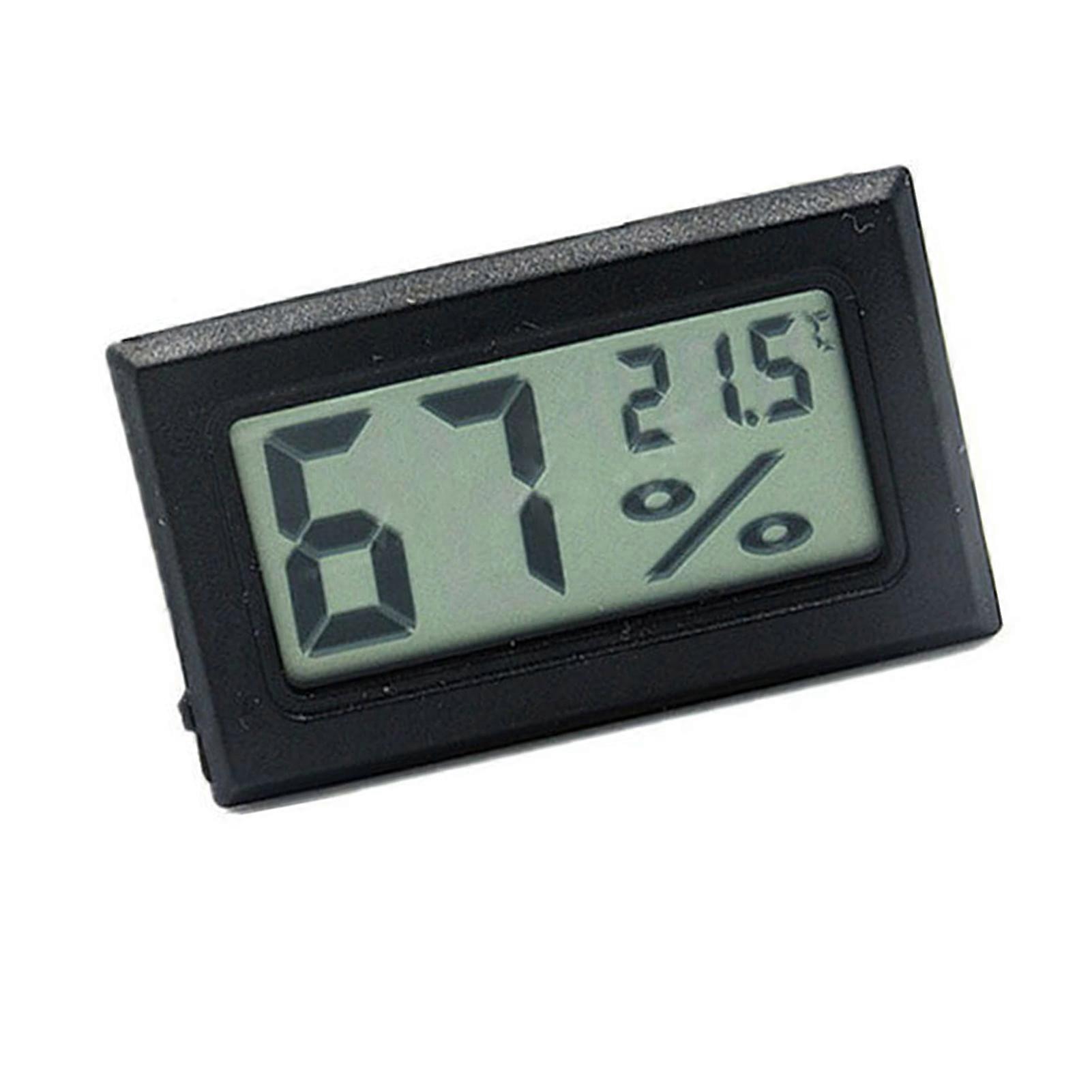 Portable Electronic Thermometer Hygrometer LCD Display 4.8x2.8cm