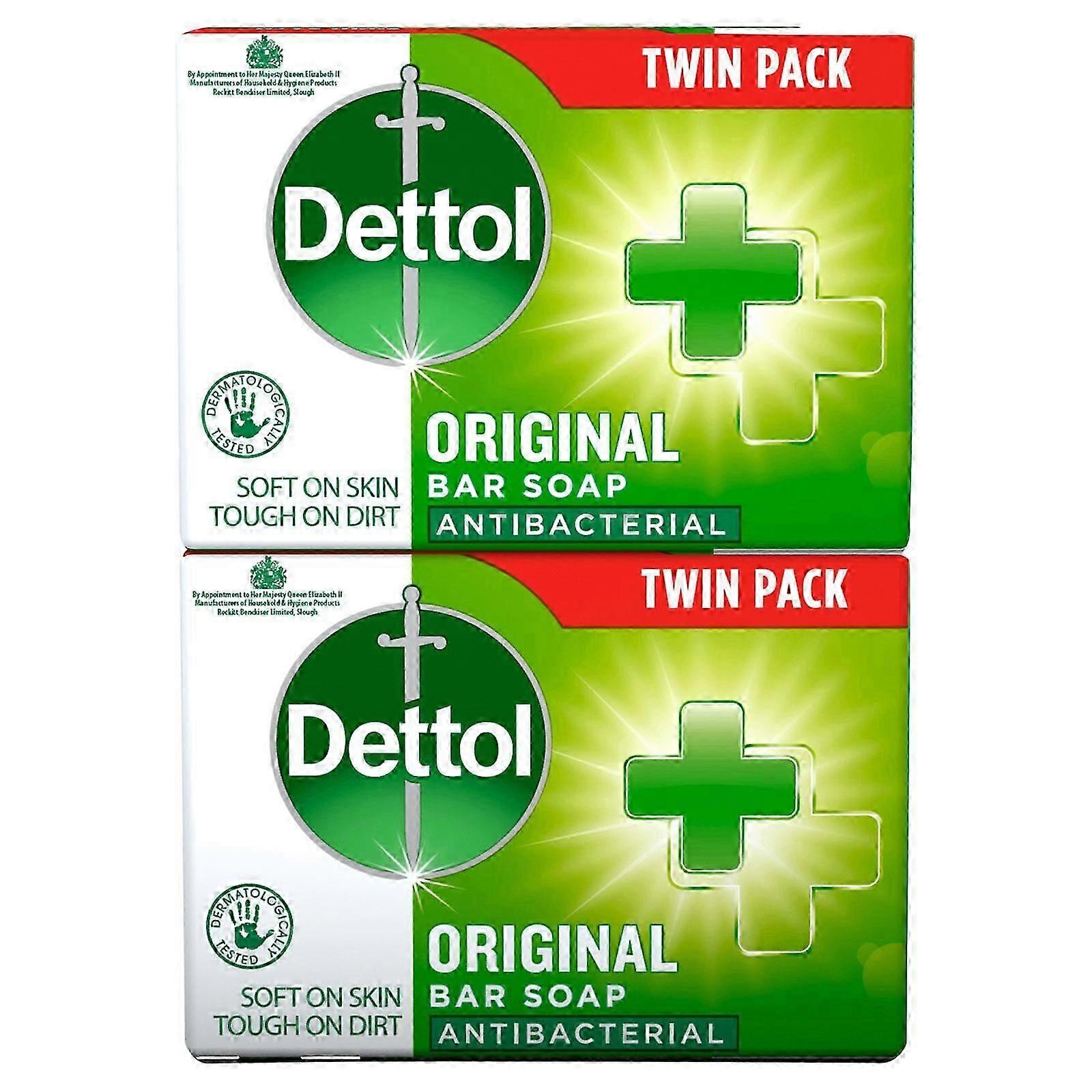 Dettol Antibakteriální tuhé mýdlo Original Twin Pack 2 x 100gm