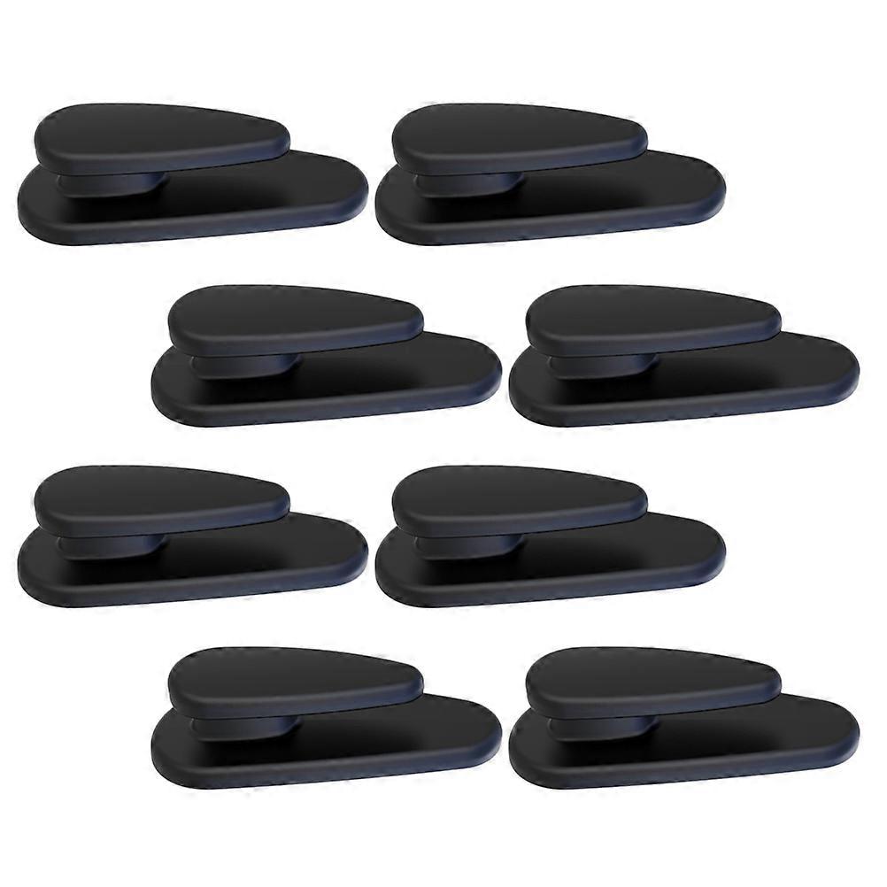 Car Convenient Hooks Black Practical Car Hangers for Storage 8Pcs
