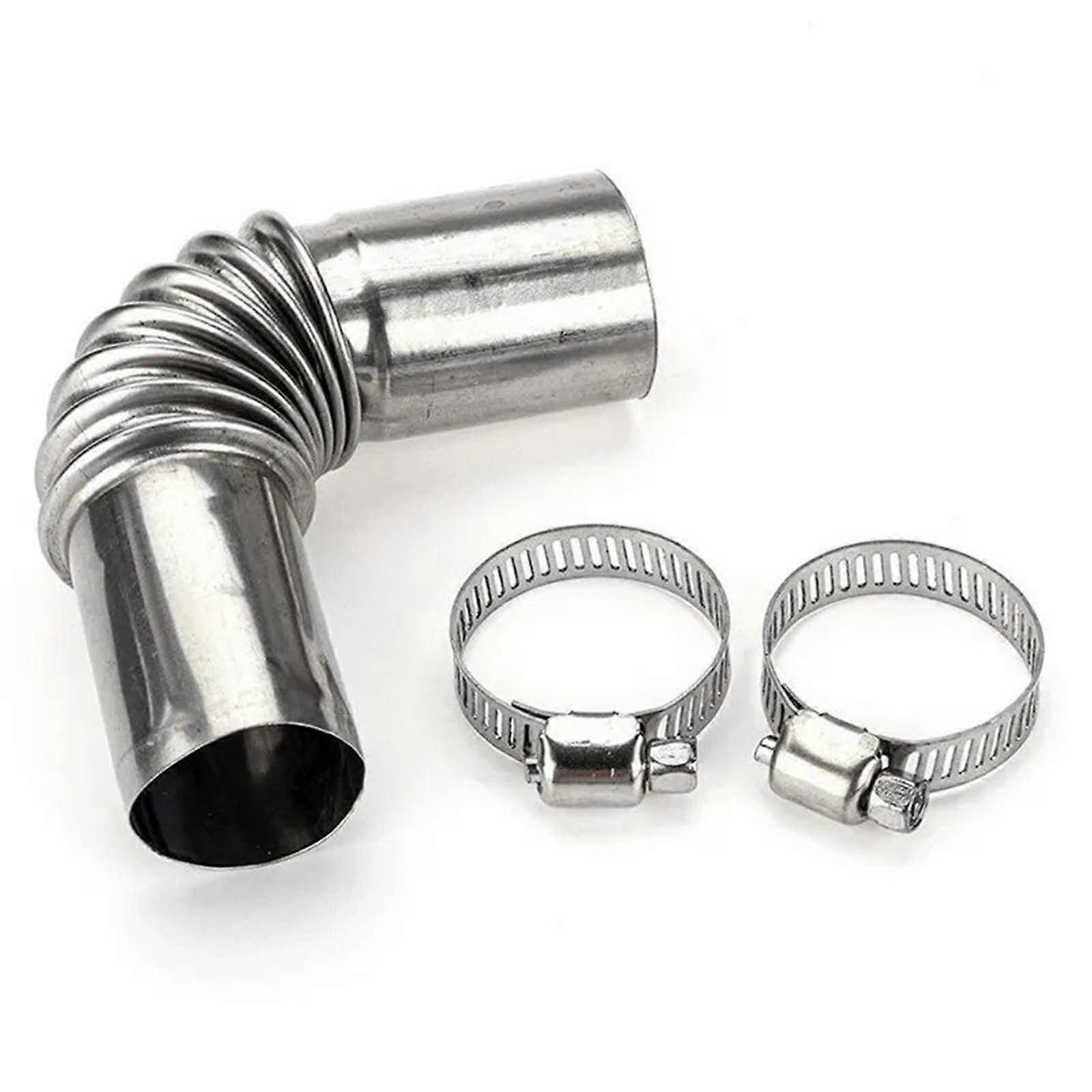 Vent Hose 25mm Elbow Pipe For Webasto Diesel Parking Heater Exhaust Pipe Connector With Clamps
