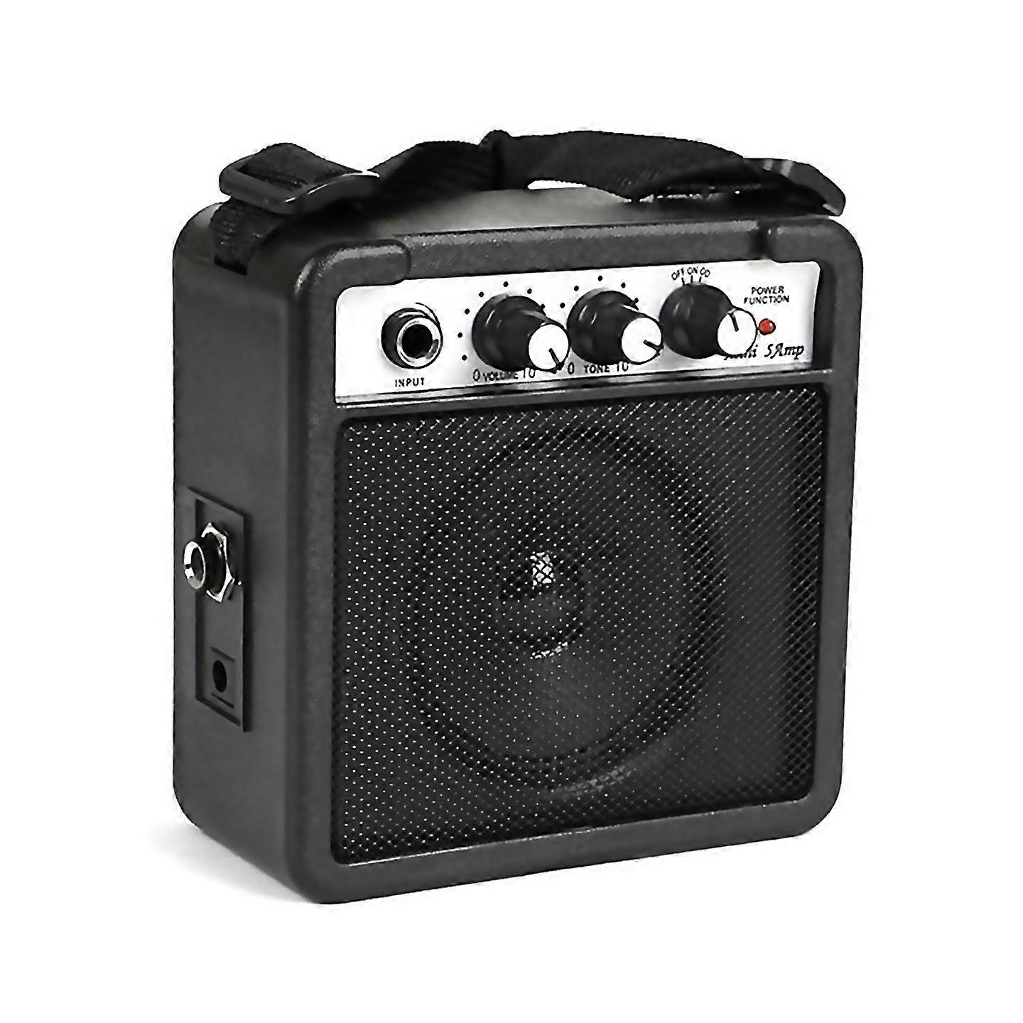 For 5w Mini Guitar Amplifier Amp Speaker With 35mm 635mm Inputs 14 Inch Output With Volume