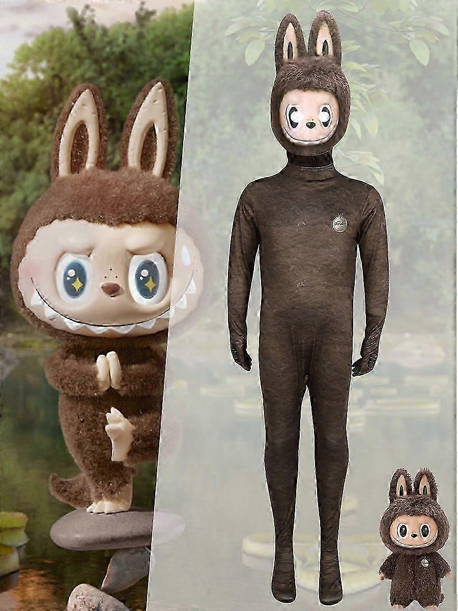 Labubuコスプレコスチュームジャンプスーツパーティー仮装ボディスーツ子供大人用 - DSW