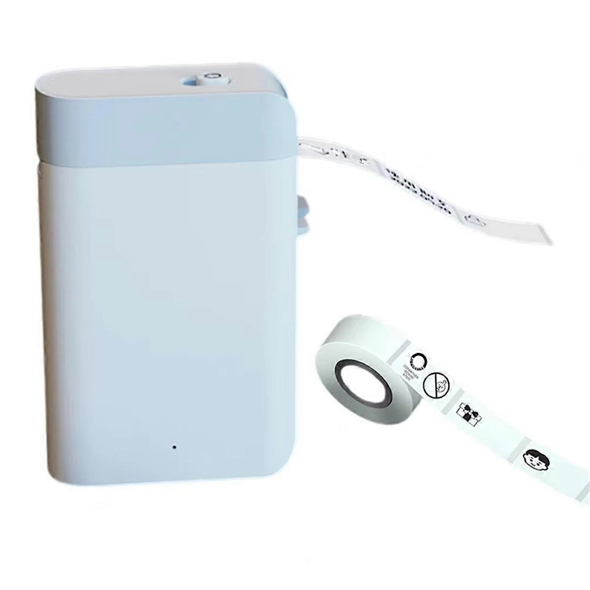 Bluetooth-Compatible Label Printer Mini Bluetooth Label Printer with Rechargeable Battery Built-in Cutter for Sticker