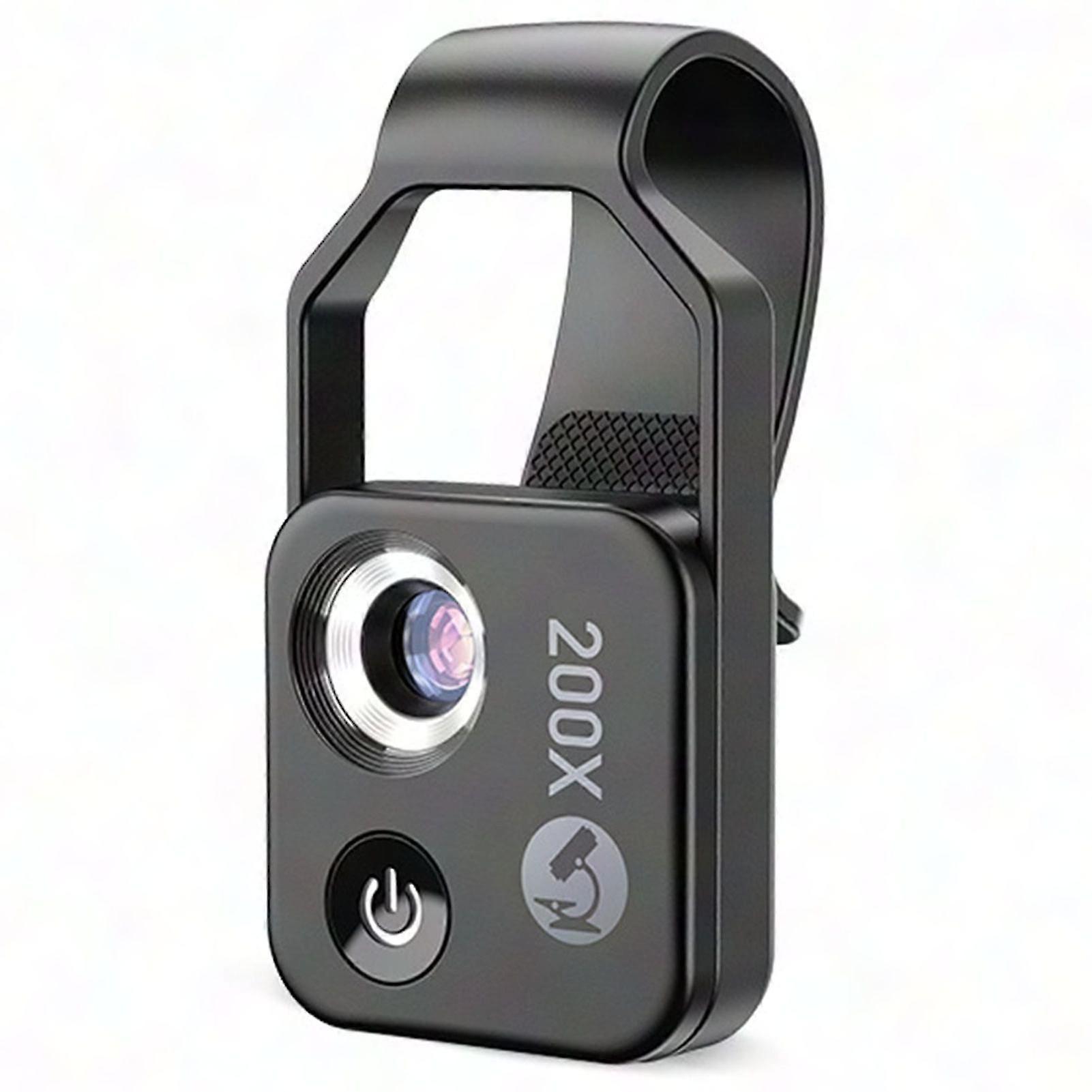 Android Portable Microscope Lens 200x Magnification Nano-Zoom