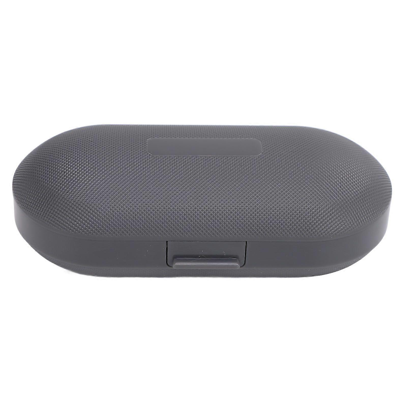 Sound Aid Case Multipurpose Drop Resistance Compact Compartment Design Sound Aid Protective Box for Storing Sound Aids Grey