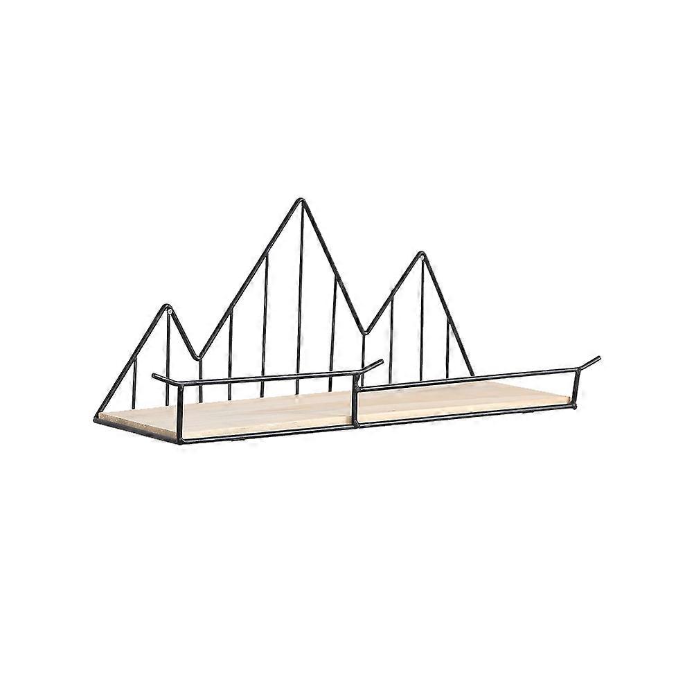 Wall Finishing Shelf Creative Iron Art Storage Rack for Storage Use