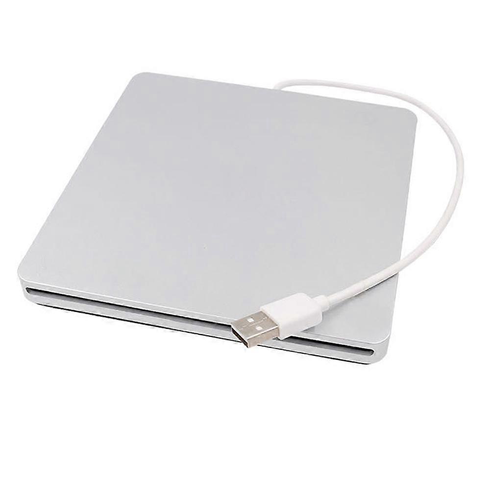 Slot in Load Drive Burner External Optical Drive for Laptop Pc 3Pcs Silver