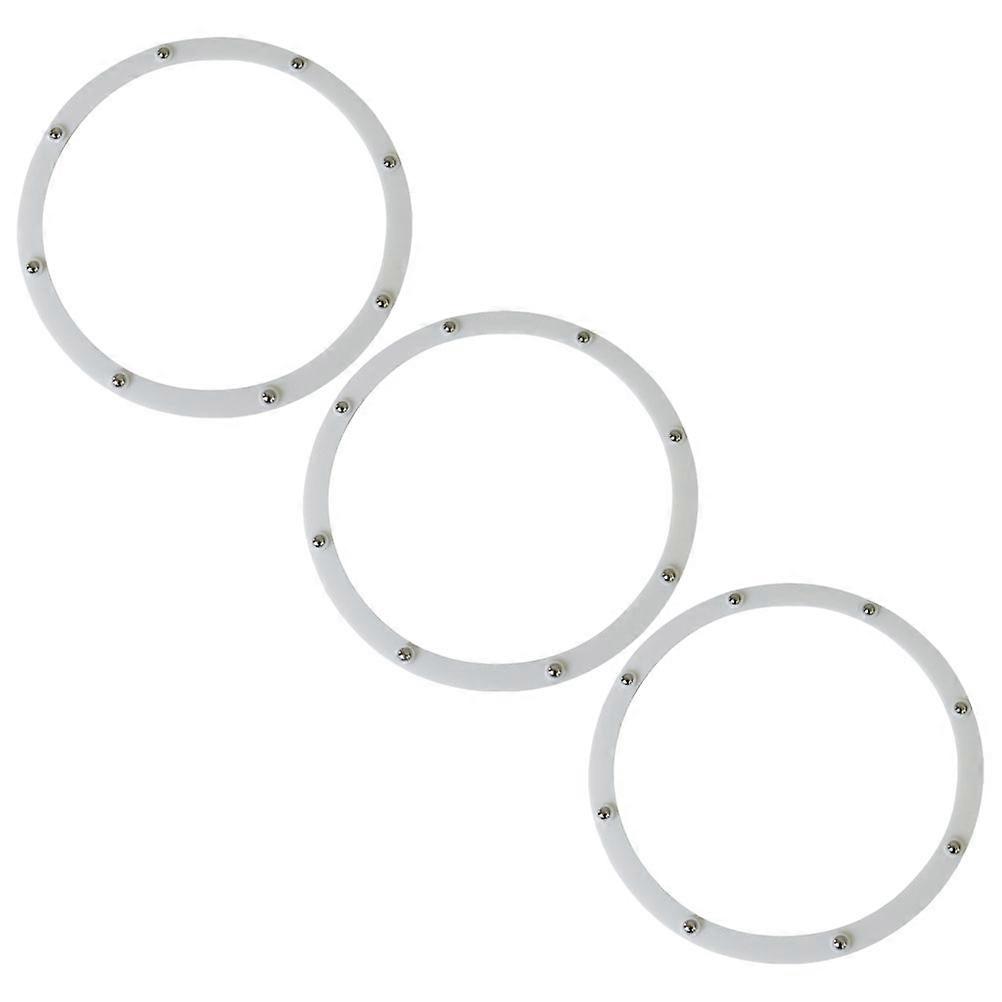 Multi-Function Tray Roller Turntable Ring for Daily Use 6Pcs Display Holder