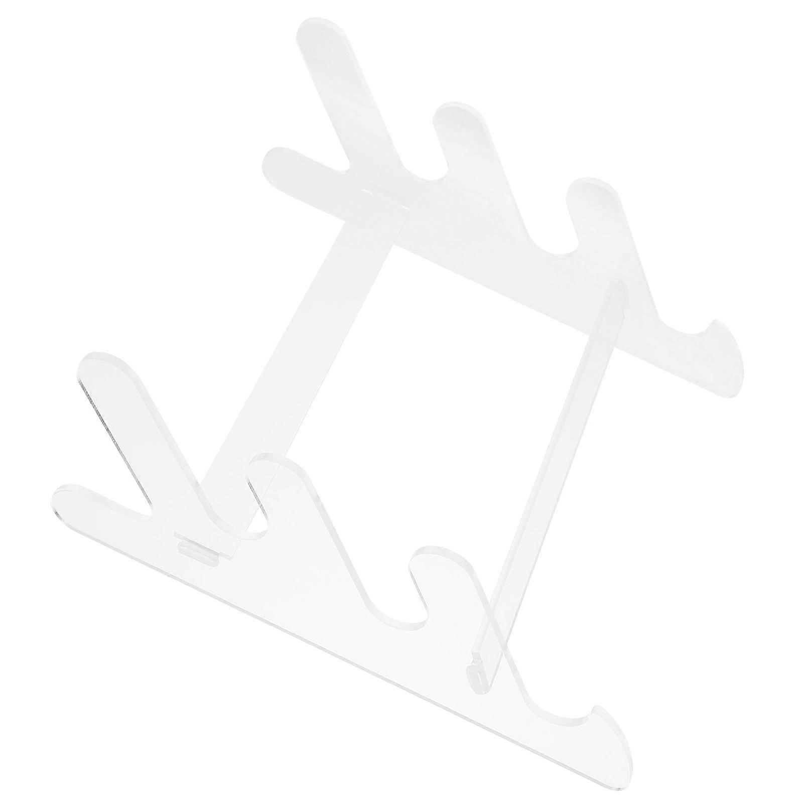 Transparent Acrylic Keyboard Display Rack For Keyboard Enthusiasts In Modern Aesthetic Design Measuring 25.00X22.00X11.00CM 1Set