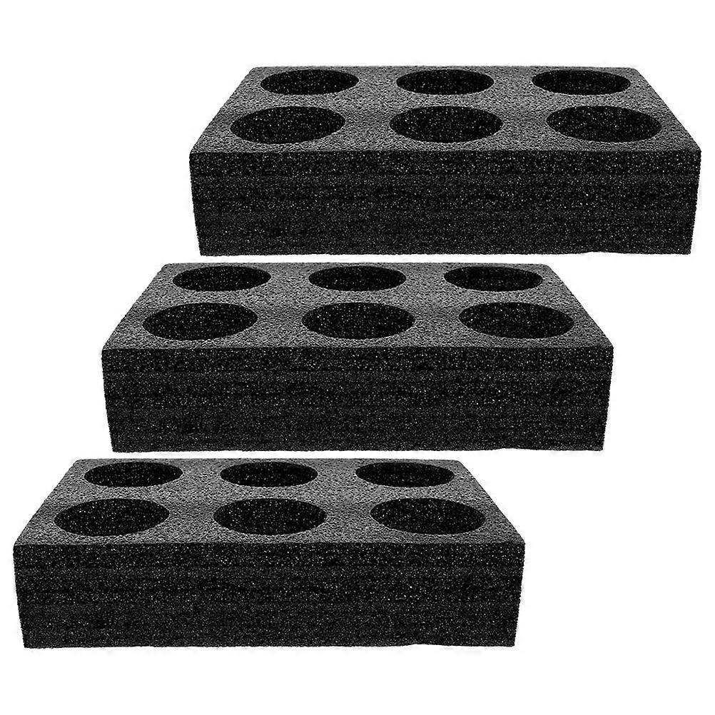 6 Pcs Beverage Takeout Accessory Coffee Carrier For Restaurants Black Color Beverage Transport 6Pack