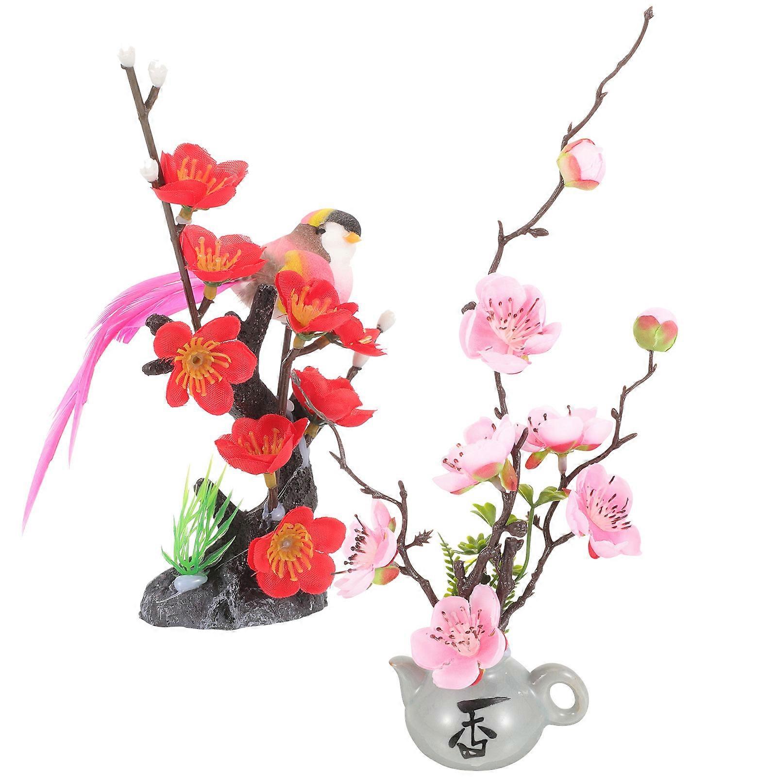 Flower Decorations Artificial Flowers Sushi Plate Decor 10Pcs