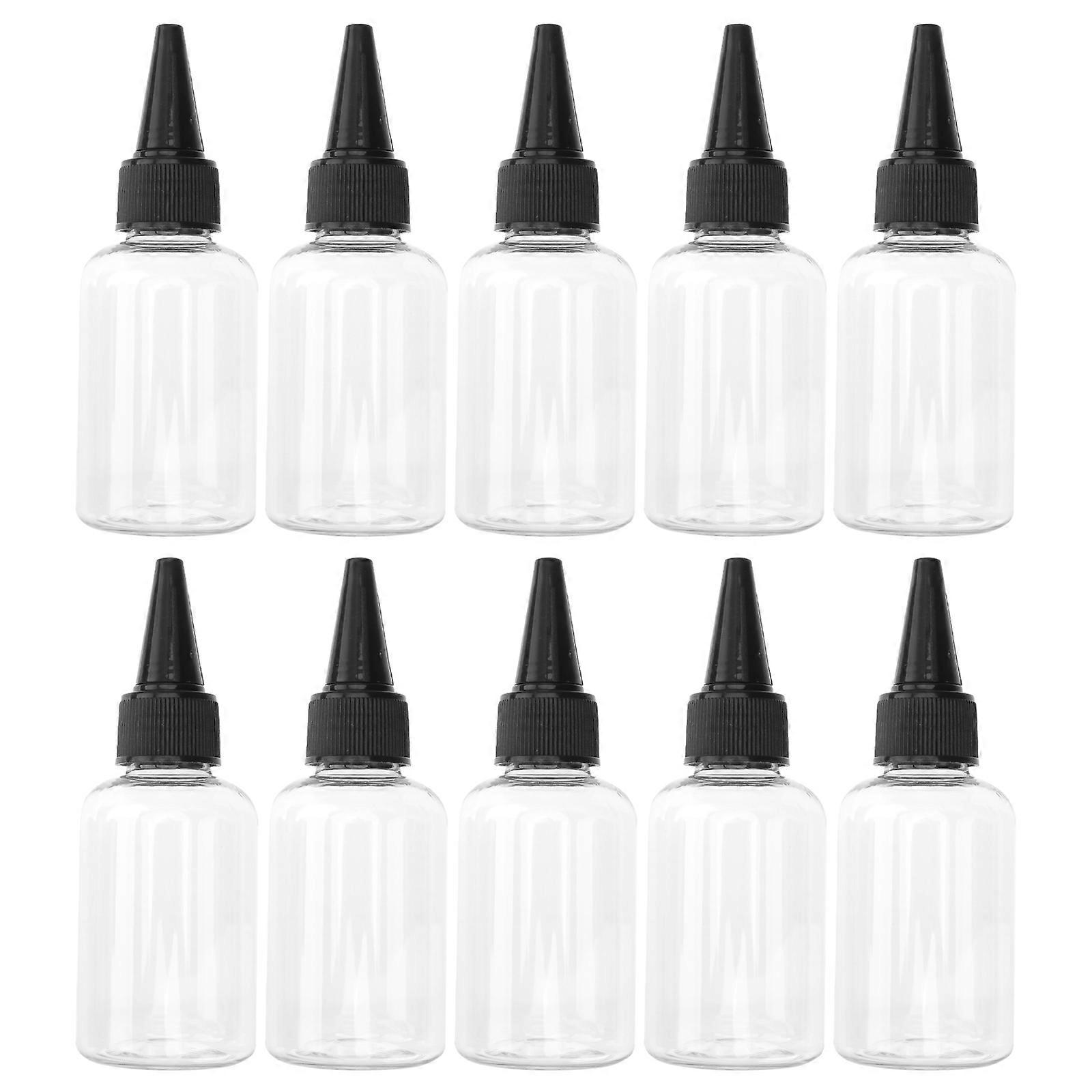 White Plastic Squeeze Bottle Lotion Dispensing Bottles 60Pcs for Storage