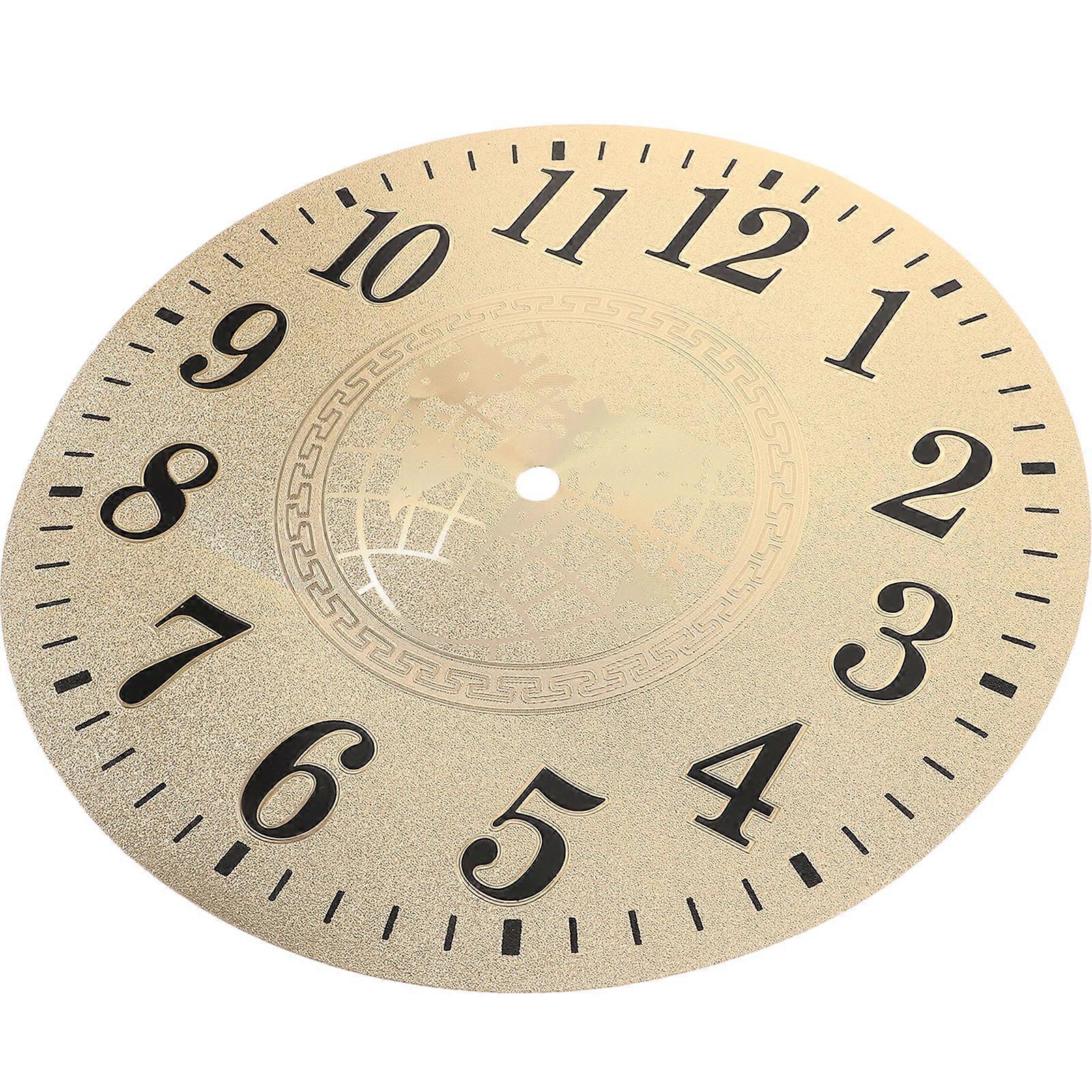 PVC Clock Dial Replacement for DIY Wall Clock 3Pcs Pack