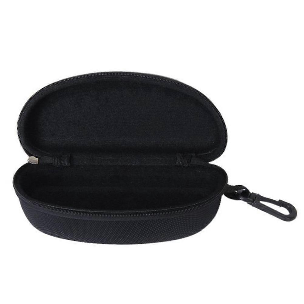 Glasses Box with Hook Protective Zipper Hard Case for Sunglasses 2Pcs