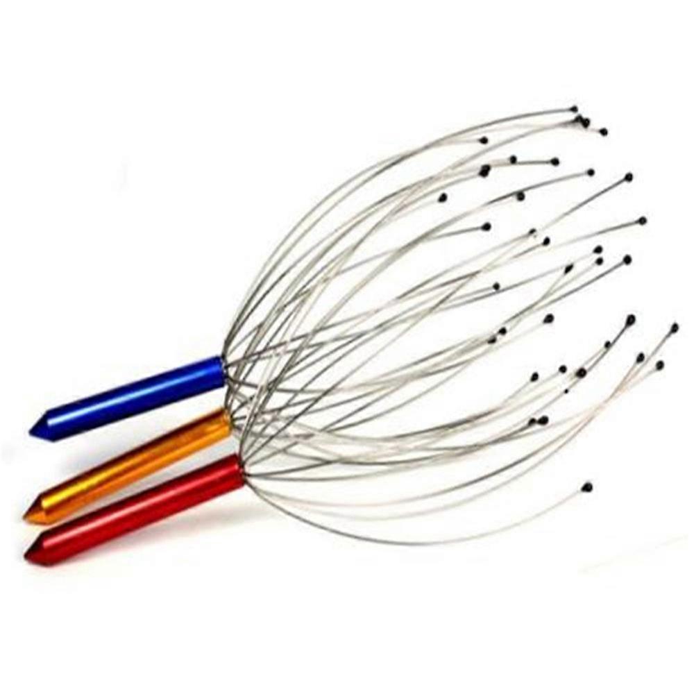 Head Massager Scalp Handheld Head Massager Scratcher Scalp Massager Reliever Neck Stress And Head Physician Steel Ball Tools