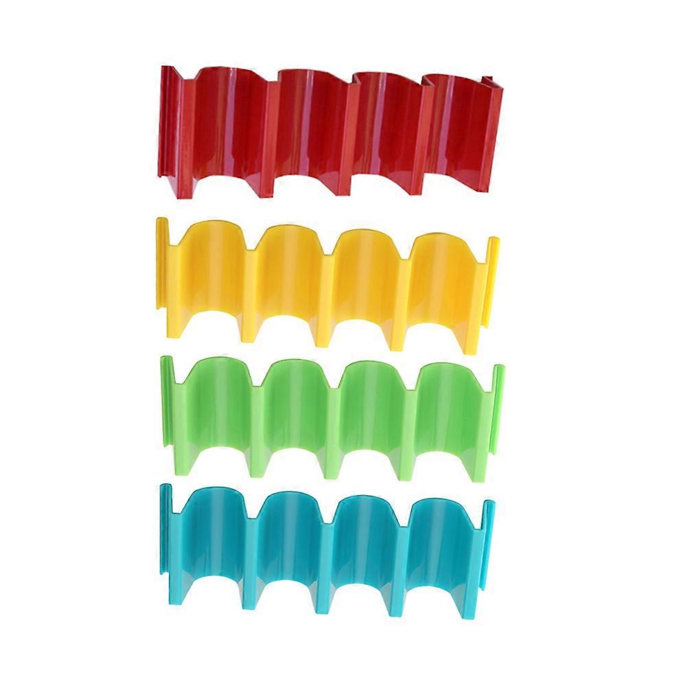 Taco Holder Burritos Stand for Kitchen Use 4Pcs Assorted Color