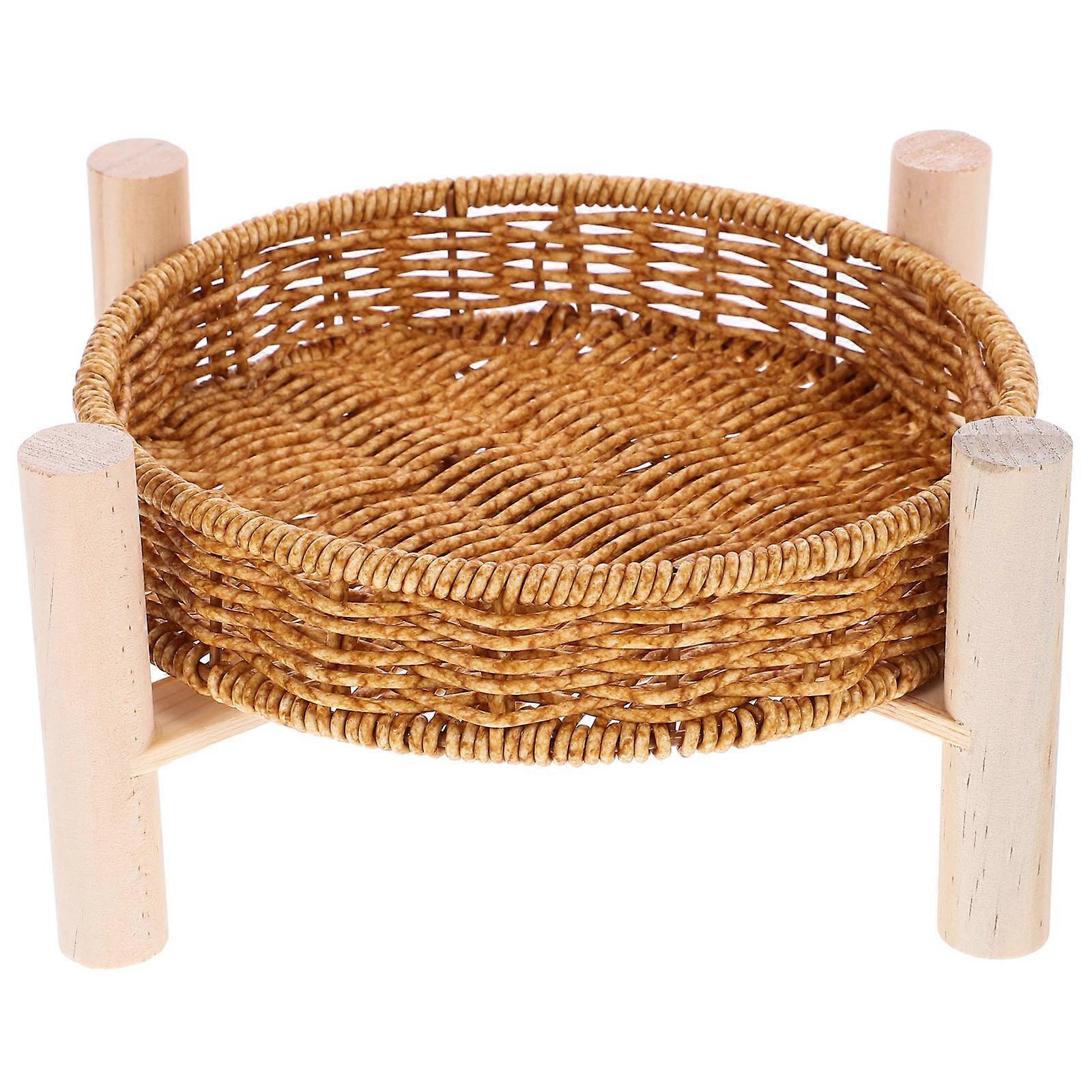 Snack Organizing Basket for Storage 5Sets Multi-Function Hand Woven