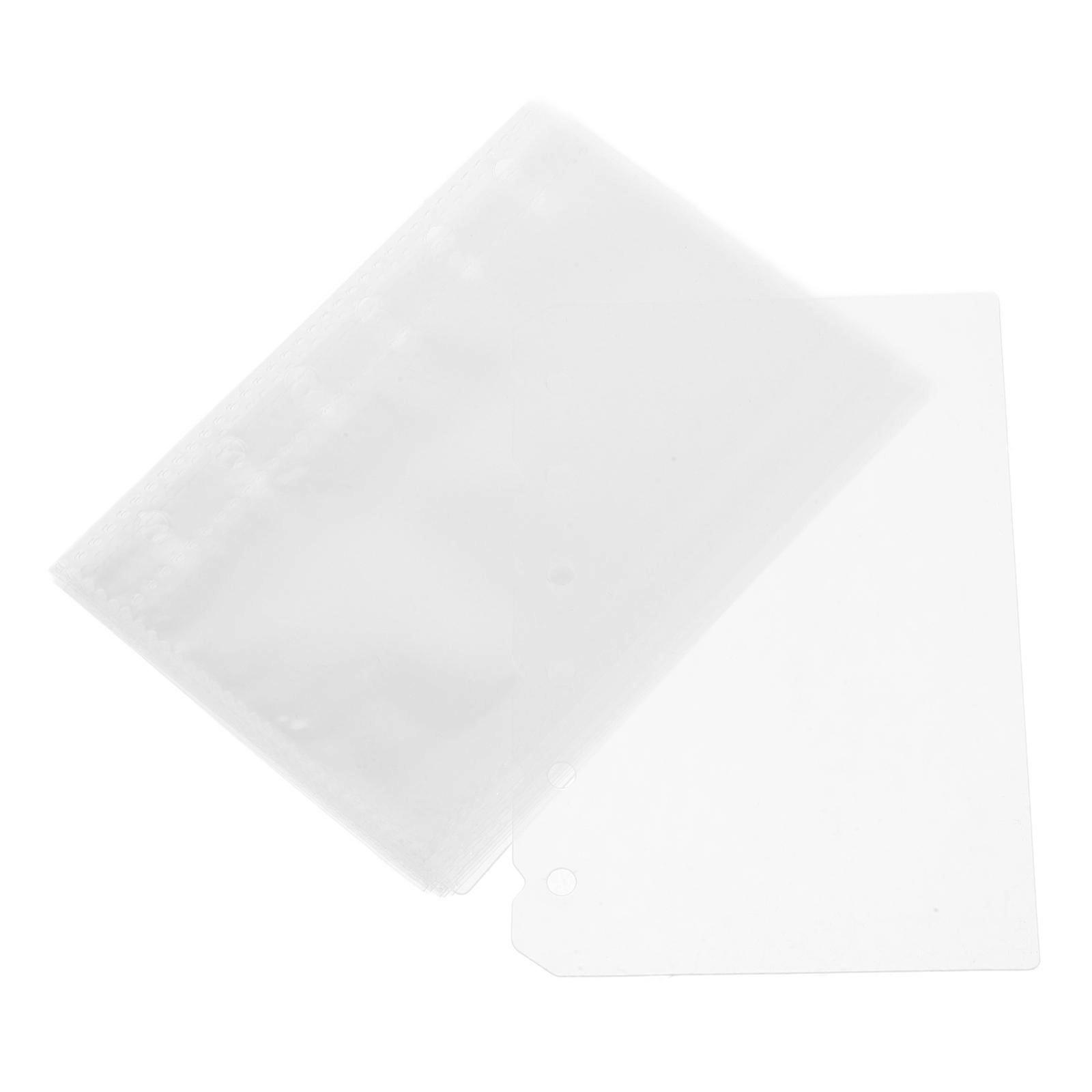 Transparent Scrapbook Page Protectors with Divider PVC Material 52Pcs