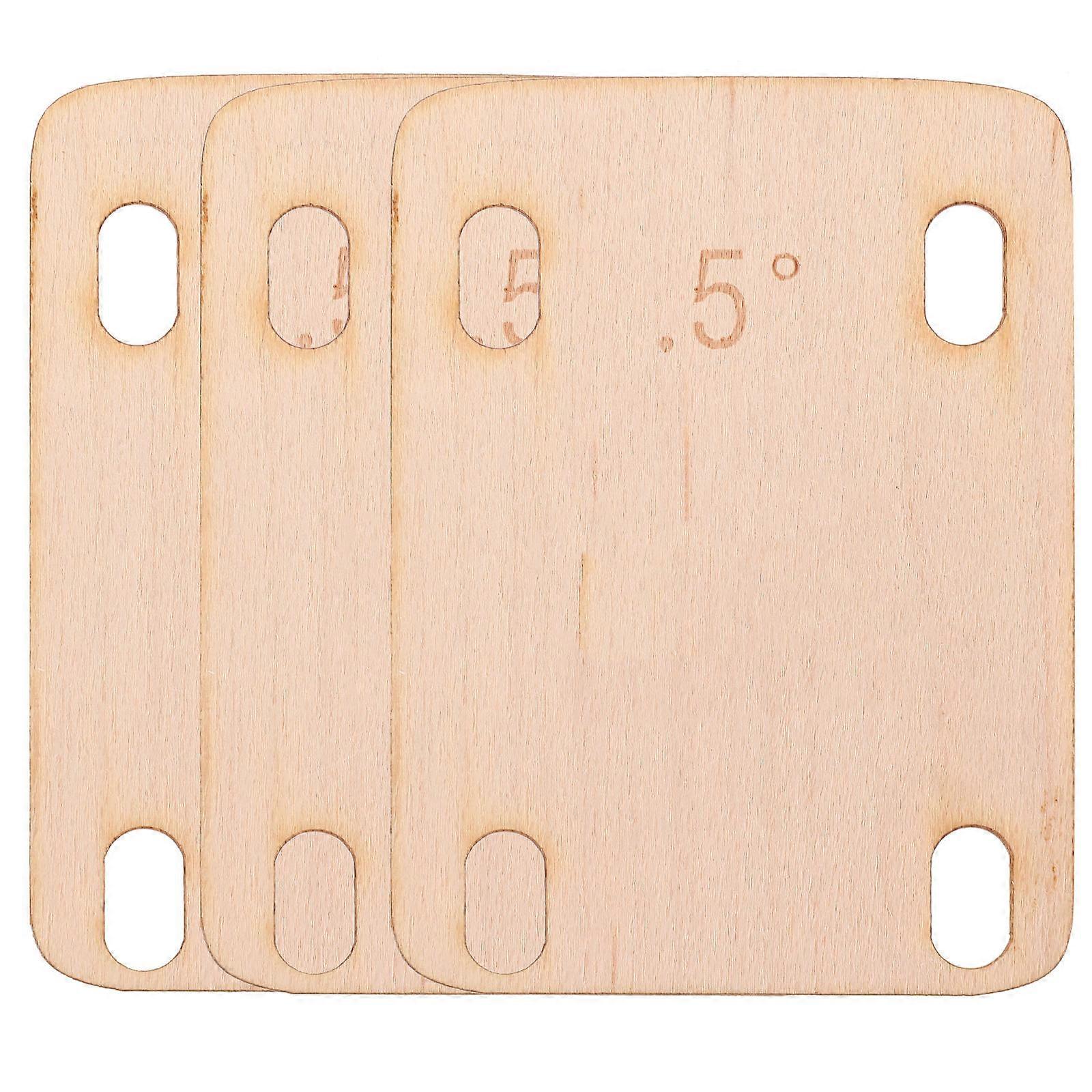 12 Pcs Guitar Neck Replacement Shims Rectangular Wooden Parts For Guitar And Bass With Functionality To Adjust Neck Angle