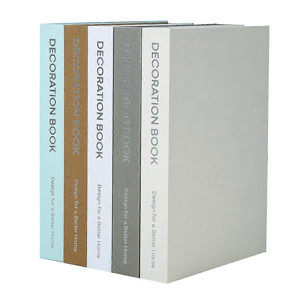 Tabletop Crafts 3Pcs Modern Book Model for Decoration Photo Props