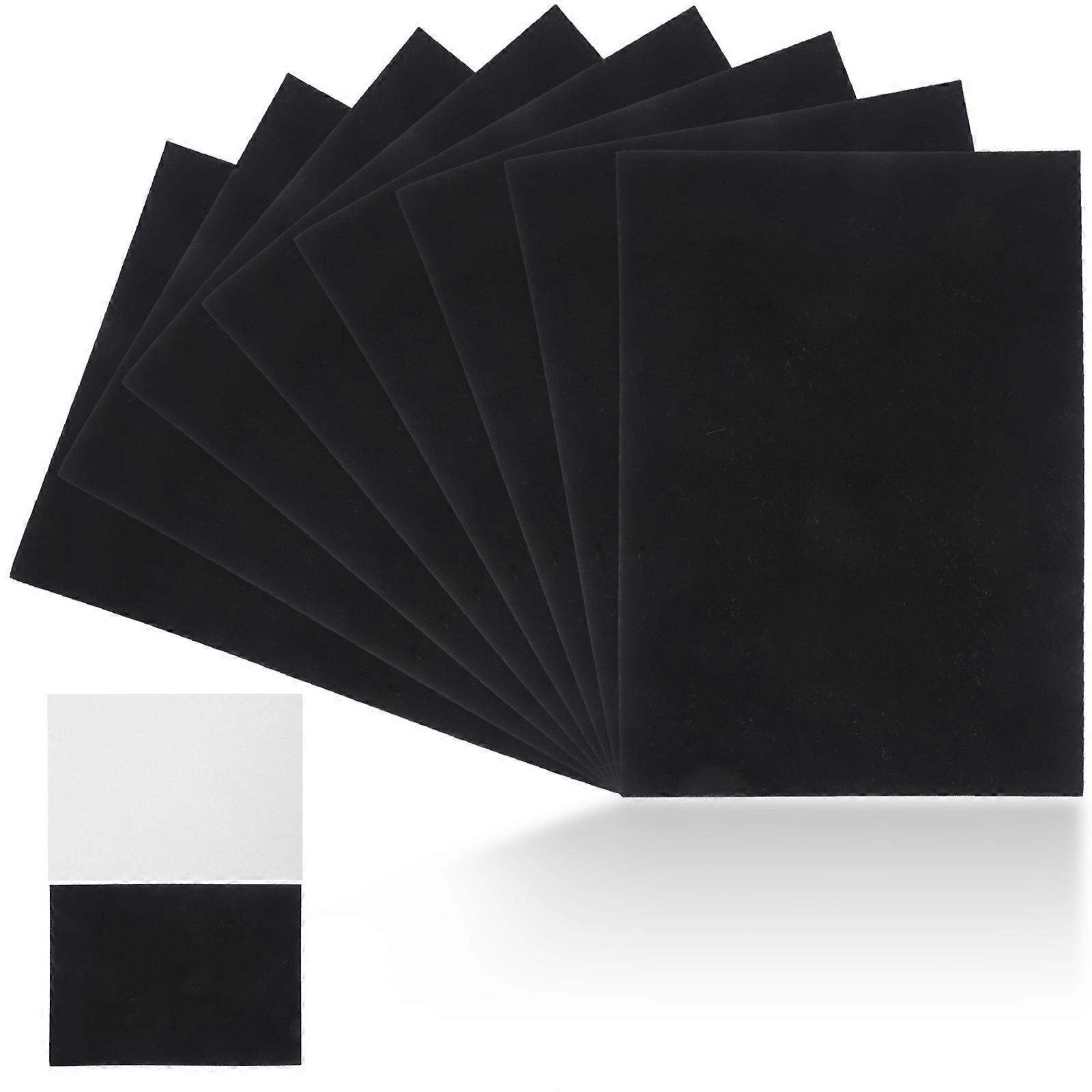 Furniture Foot Pads Felt Sheets for Multi-Purpose 10 Sheets Black