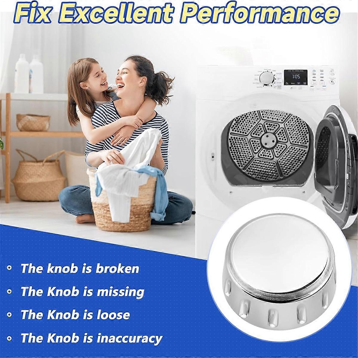 WE01X21167 WH11X23474 Clothes Dryer Control Knob Replacement for 