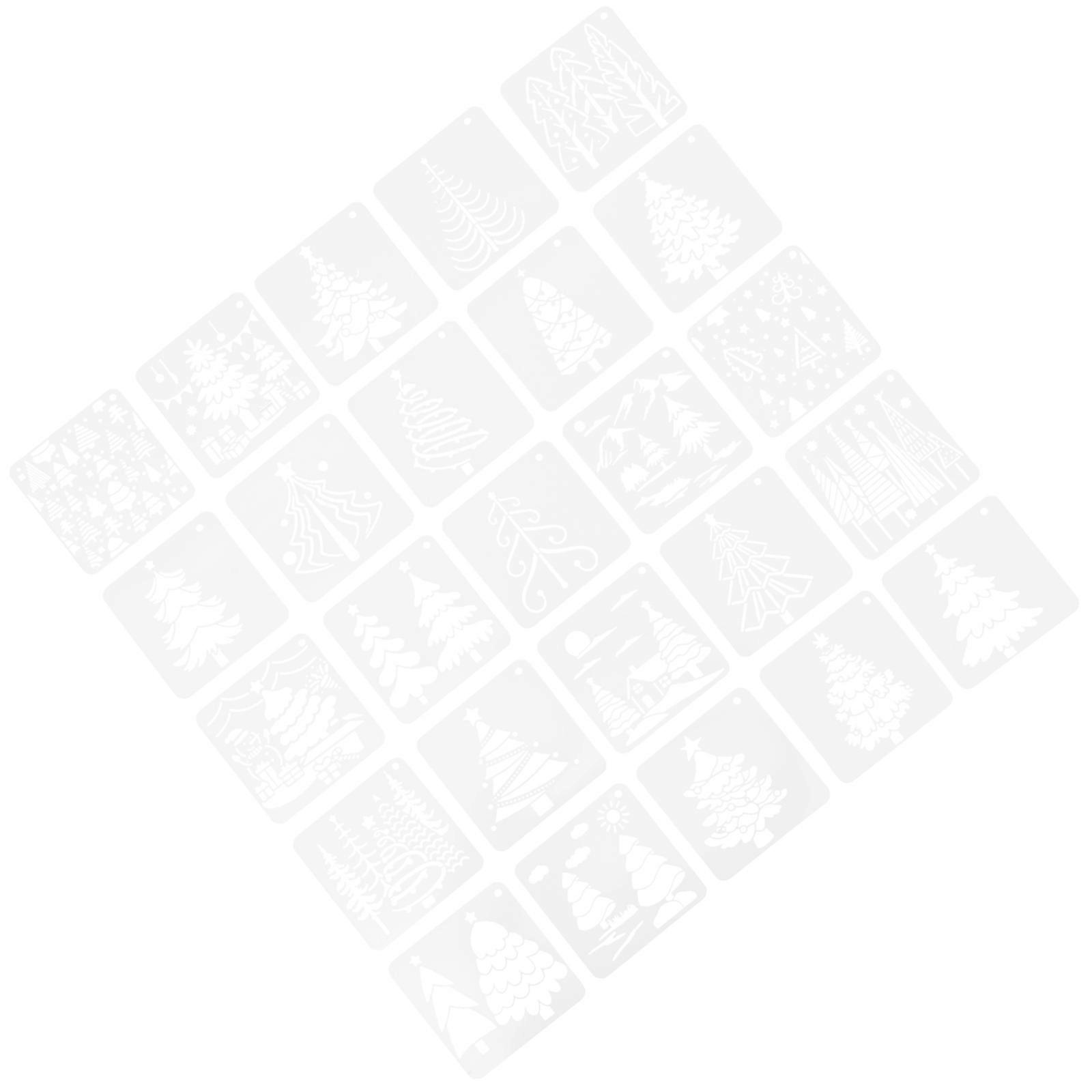 DIY Decoration Spray Stencils 125 Pcs Designed For Christmas Activities That Are Reusable And Ideal For Various Flat Surfaces