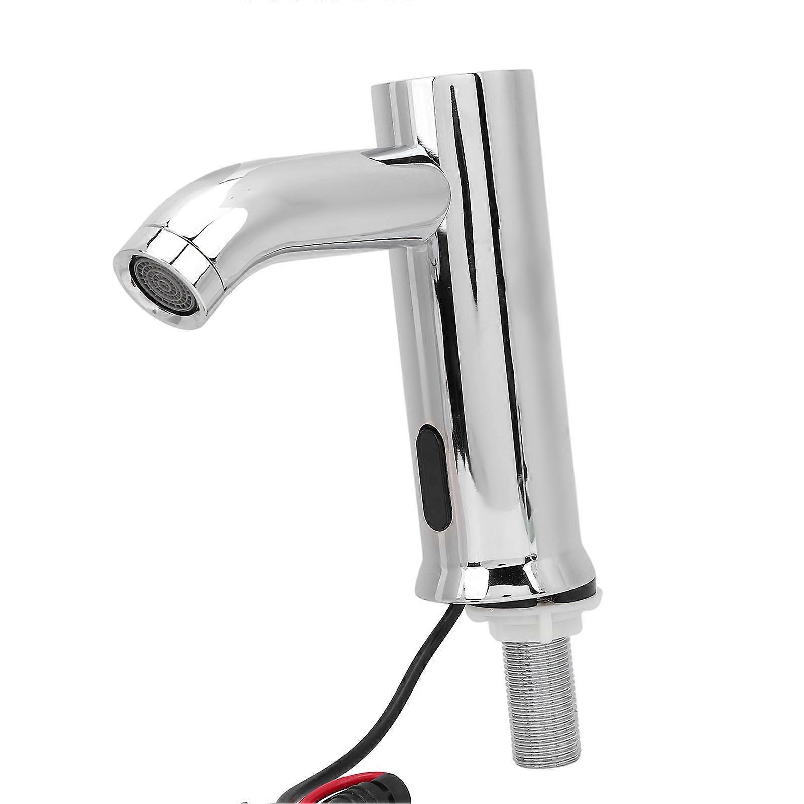 G1/2 Touchless Sink Faucet 10 to 15cm Sensing Range Battery Powered Motion Activated Bathroom Faucet for Commercial 
