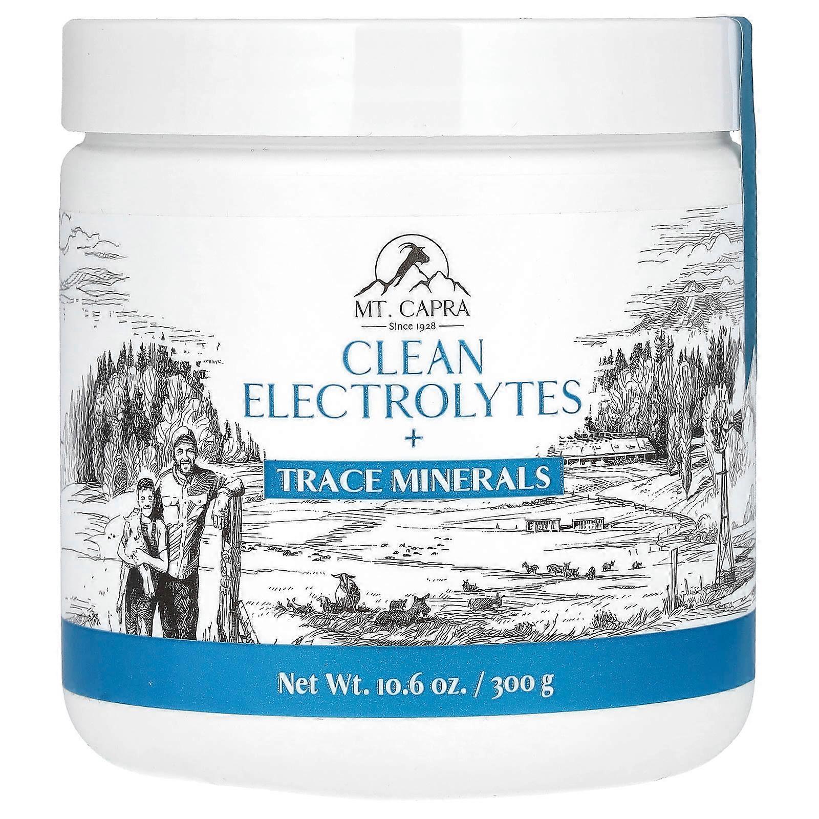 Clean Electrolytes + Trace Minerals, 10.6 oz (300 g)