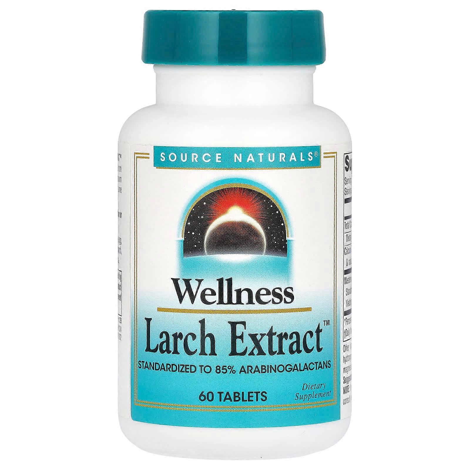 Wellness, Larch Extract, 60 Tablets