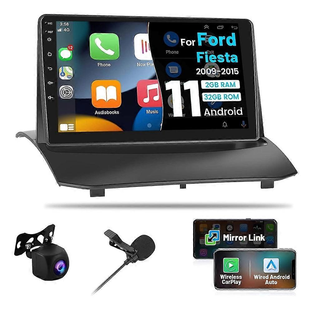 Stereo for Ford Fiesta 2009-2017 Android Carplay GPS 2+32G