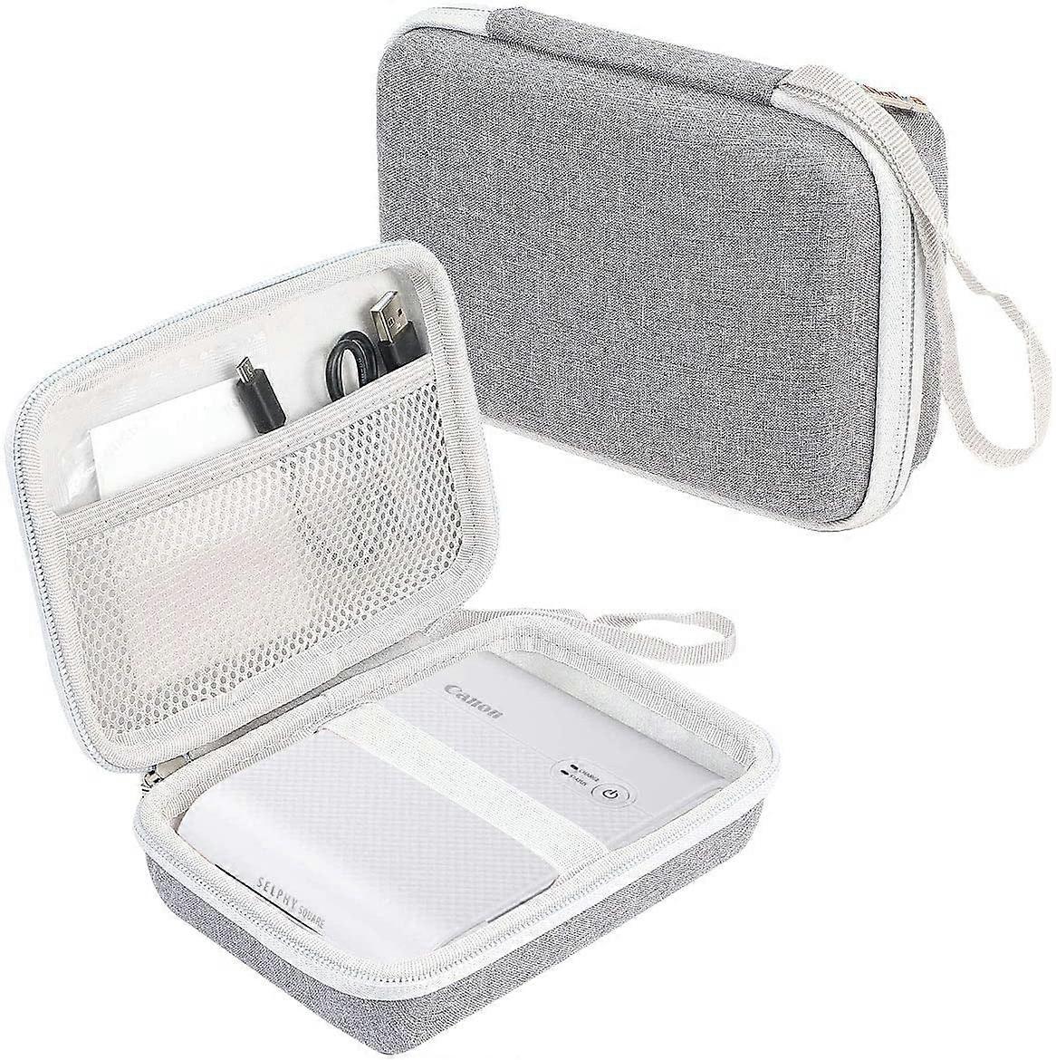 Hard Case Replacement for Compatible with Canon SELPHY QX10 Compact Square Photo Printer (White)