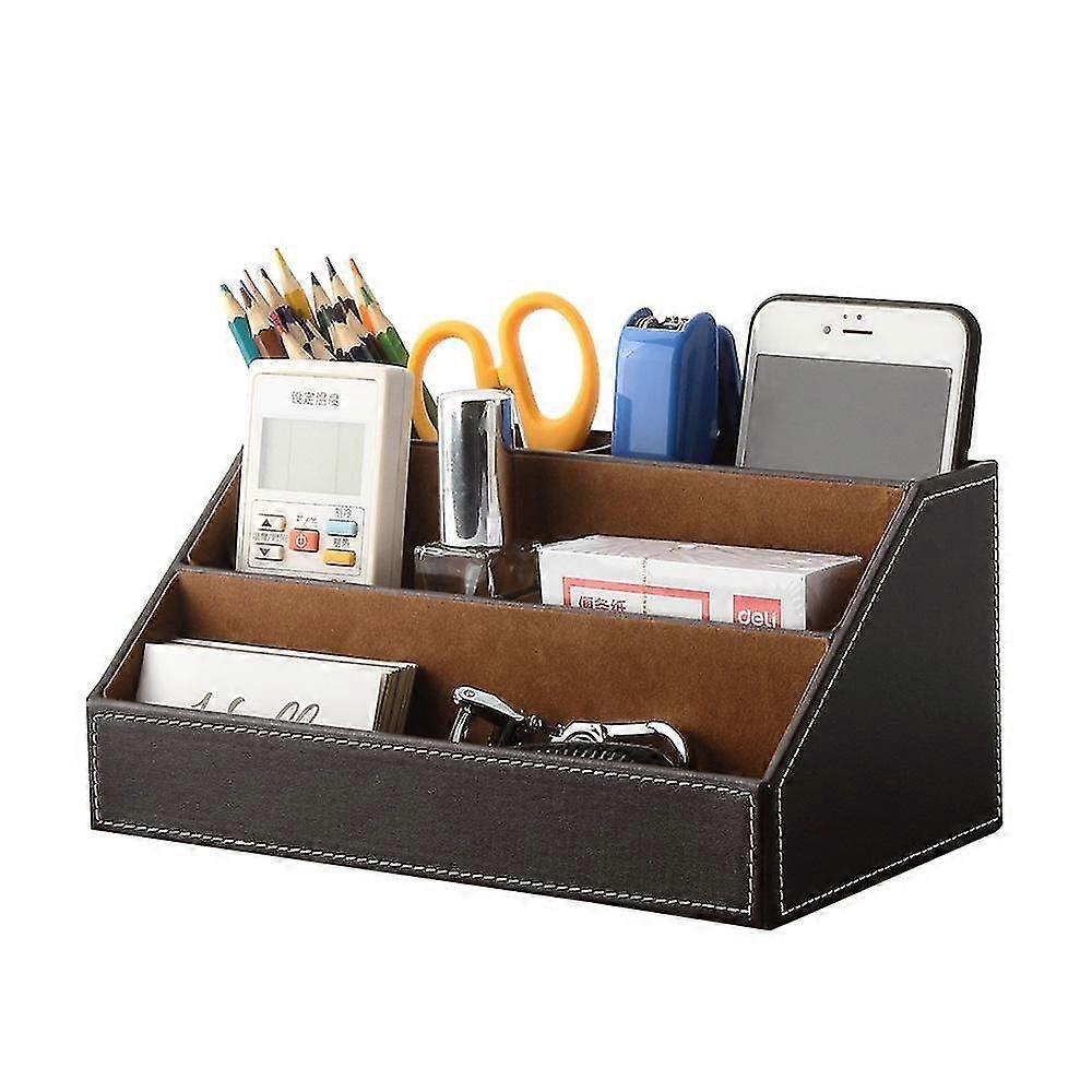 PVC Storage Box, Suitable For Remote Control Stationery Pure Color Multifunctional Storage Box