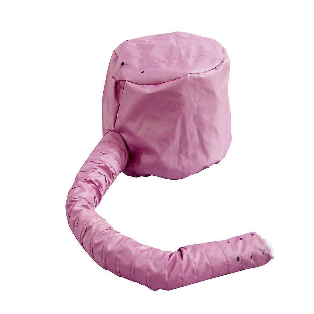 Portable Hair Dryer Attachment, Adjustable Hooded Dryer For Drying, Styling, Curling, And Deep Conditioning Pink