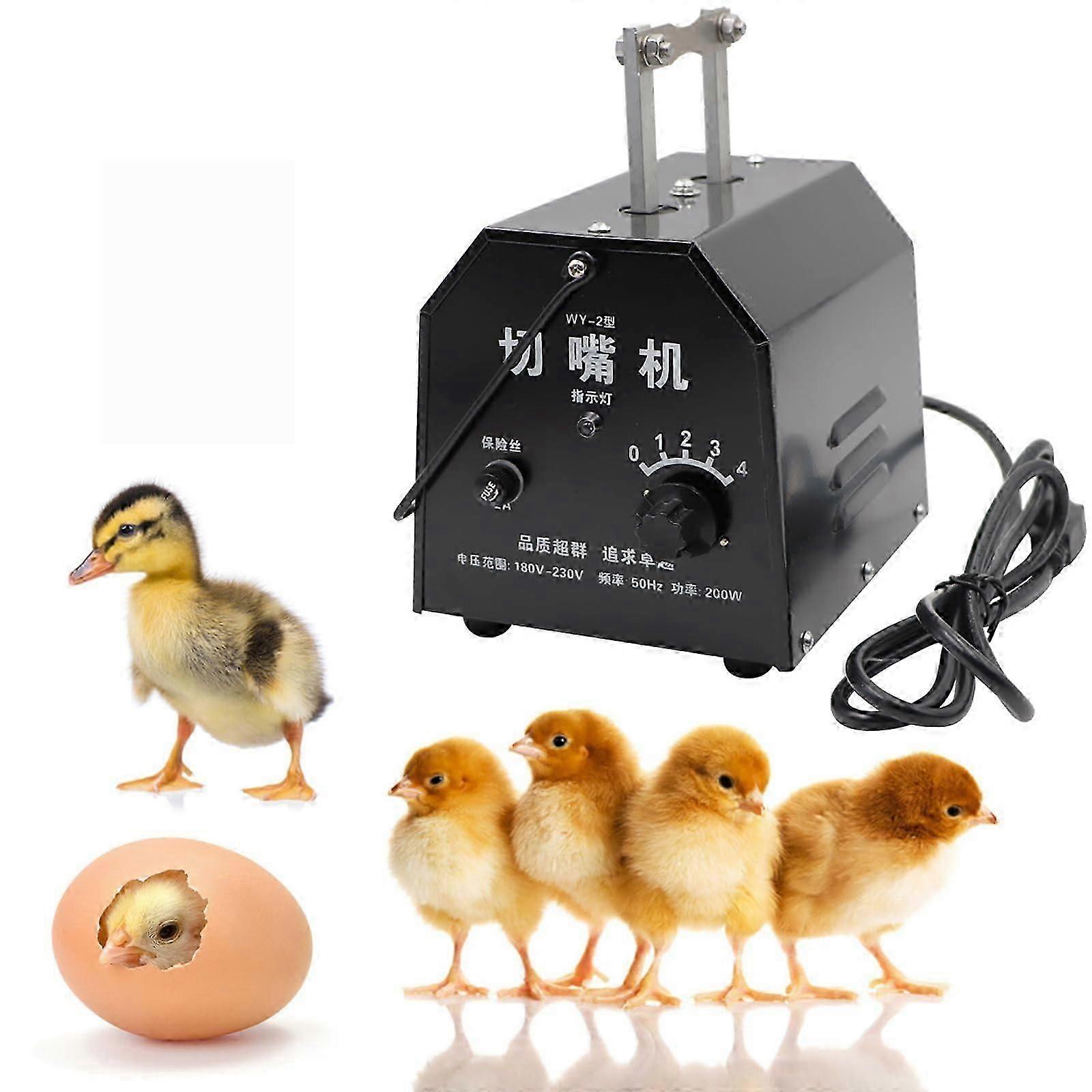 Chicken Beak Removal Machine - Portable Mouth Cutter for Chickens, Ducks, and Geese, Fast and Safe Bleeding Control