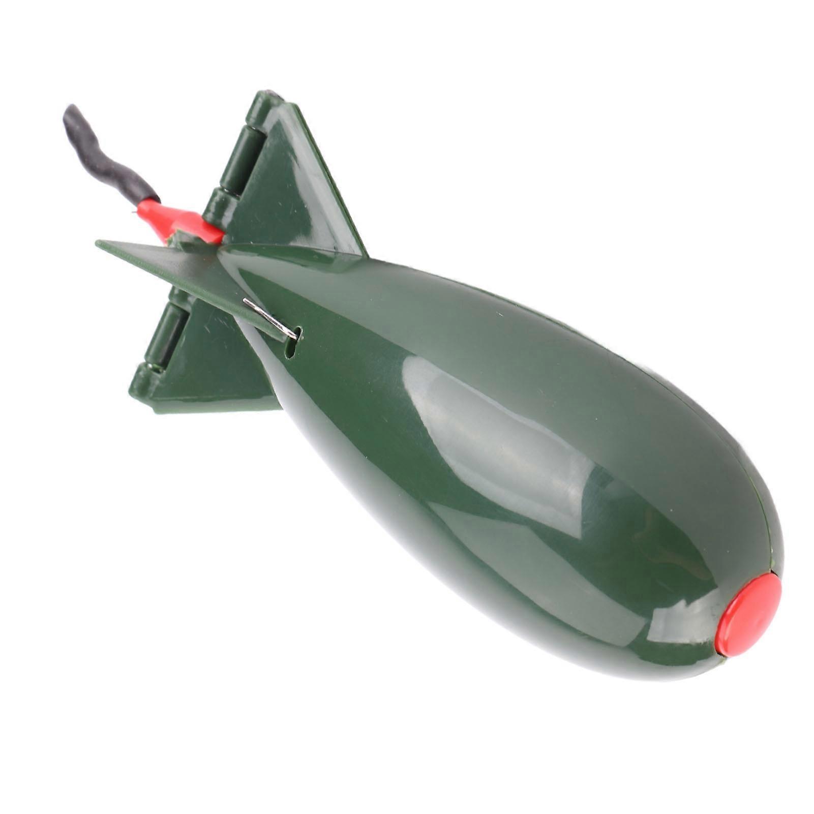 Angelköder-Feeder Raketenförmiger PP-Karpfen-Angel-Feeder Große Bomben-Schwimmer-Köderhalter Köderwerfer M 