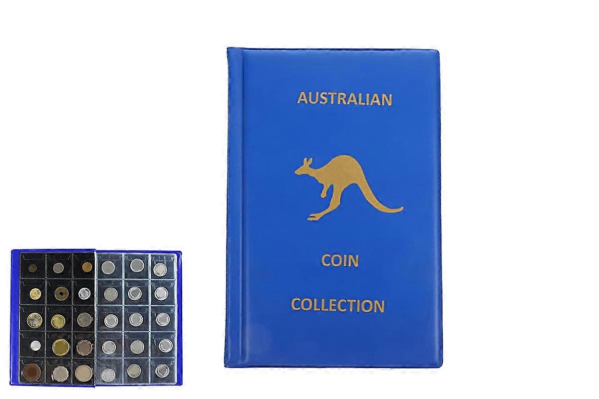 Coin Collection Holder Album 241 Grid Pockets Coin Storage Case