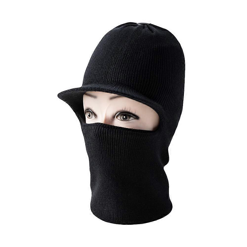 Neck And Face Winter Warm Hat Cold Protection Polyester Knitted Beanies