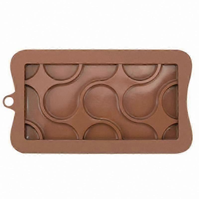 Silicone Chocolate Mold with Dots Pattern - Heat-Resistant Baking Pan for Candy and Biscuits