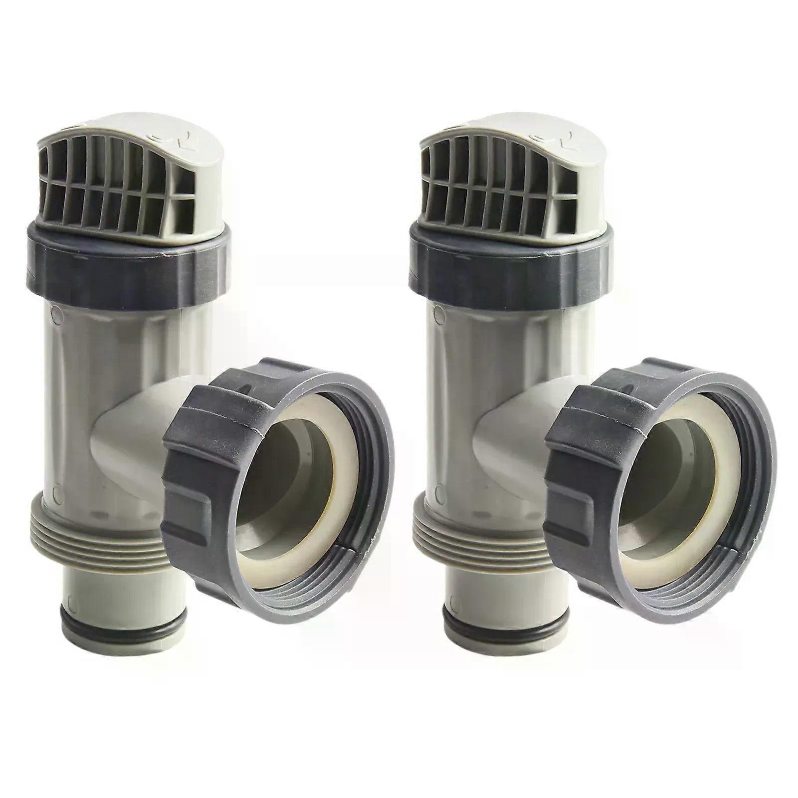 Enhance your Pool Filtration System with this Replacement Plunger Valve Assembly for Intex 10747 Filter Pump 2pc Set