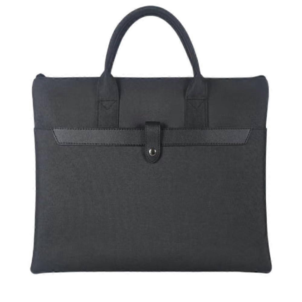 Men's Bag Briefcase Handheld Document Bag 30x38cm Noir Color For Carrying Paper Files