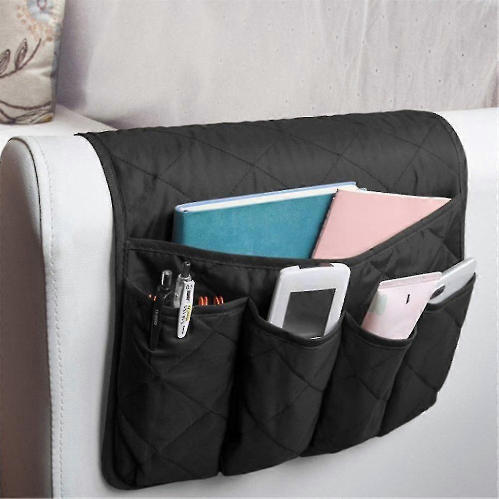 Sofa Armrest Hanging Storage Bag Remote Snack Tidy Organiser Home