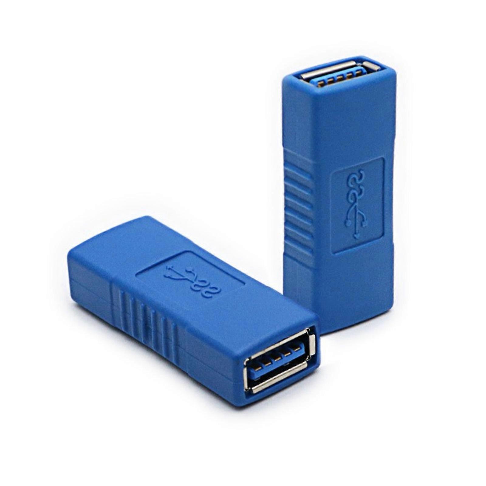 USB3.0 Female To Female Extension Adapter USB3.0 Coupler For Efficient Data Transfer Universal Compatibility 5Gbps Multicolor
