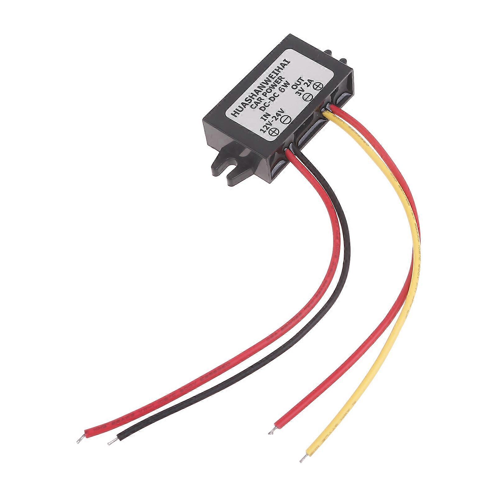 Buckk Converters 12V 24V to 3V 2A Voltages Stabilizers Regulator Automatic Buckk Step-down Powers Module Multicolor