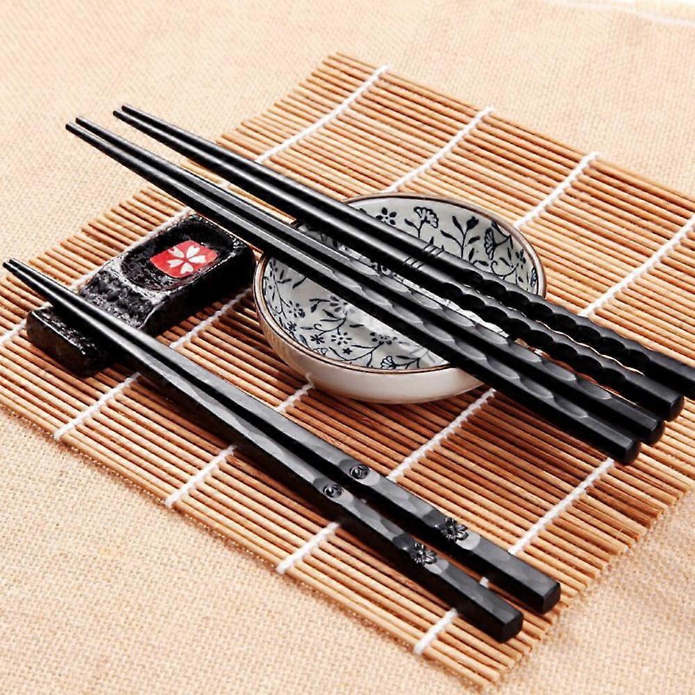Begine|Tableware Clearance, 1 Pair Japanese Chopsticks Alloy Non-Slip Sushi Chop Sticks Set Chinese Gift, Multi-Color, 1 Pair Of Chopsticks