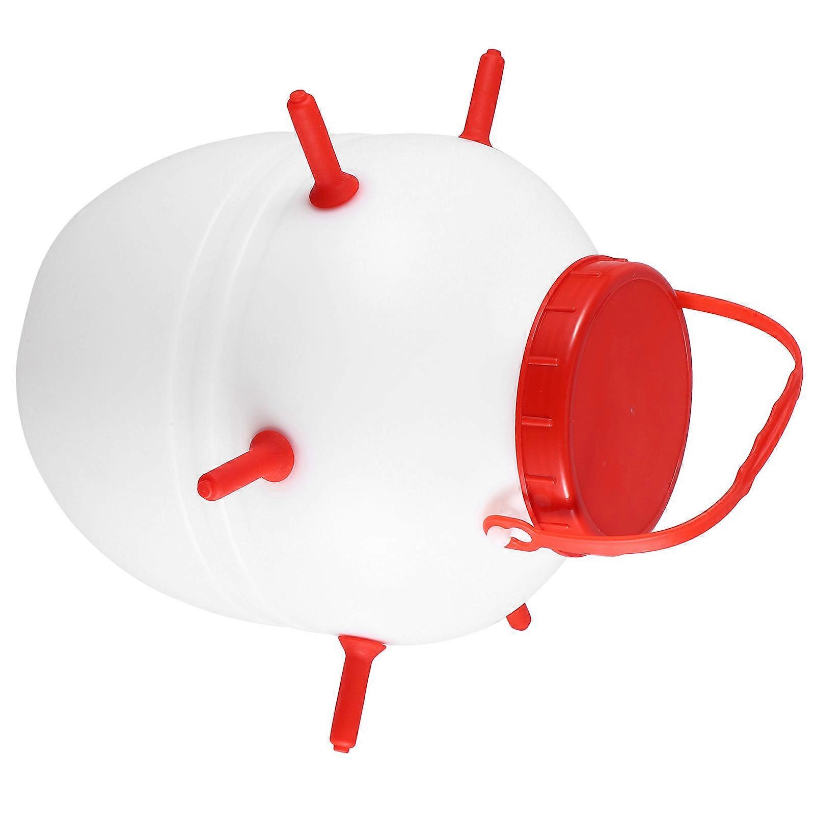 لحم الضأن المغذية خنزير زجاجة بلاستيكية سميكة زجاجة تغذية سيليكون مستلزمات التغذية (أبيض)