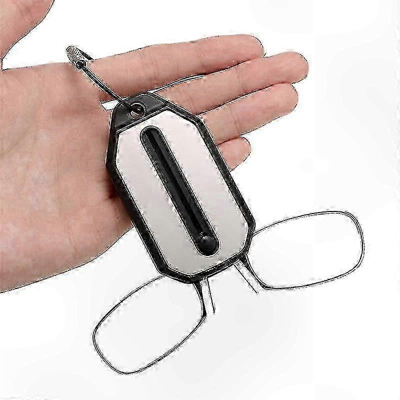 Compact Reading Glasses with Keychain Storage