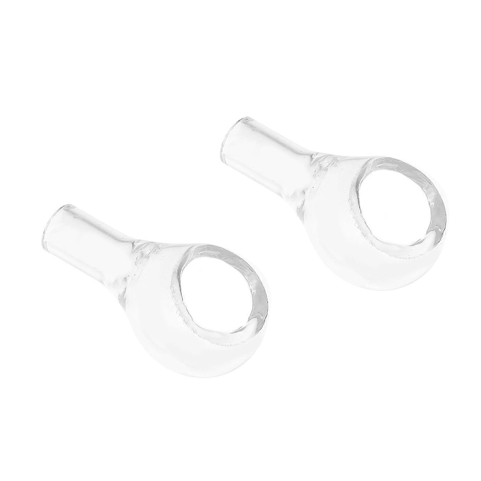 Transparent Glass Weighing Boat for Laboratory Use 2Pcs Set